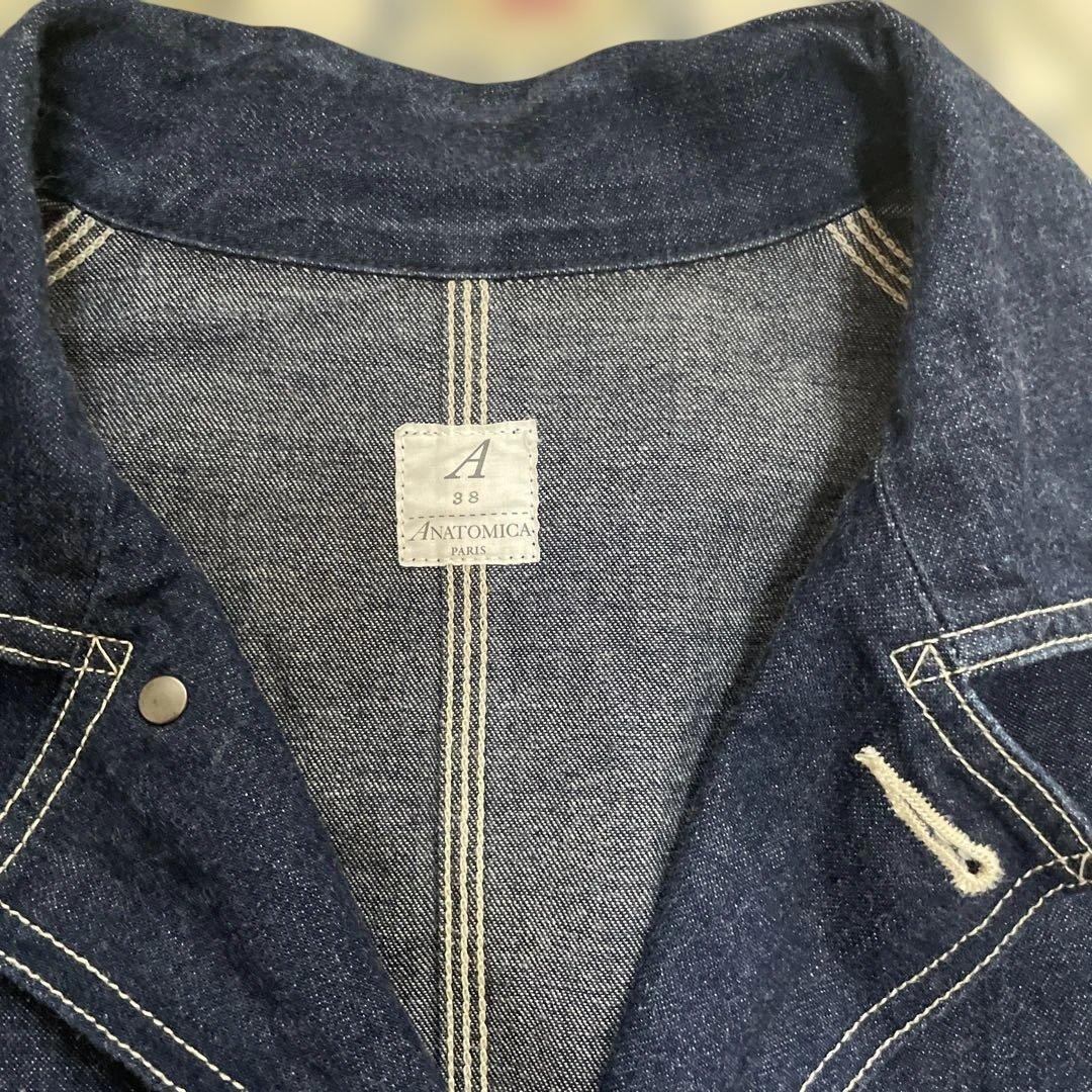 ANATOMICA インディゴデニム カバーオール 38