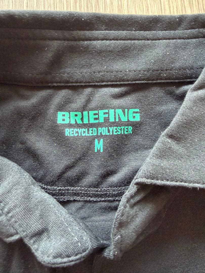BRIEFING ブラックシャツ Mサイズ