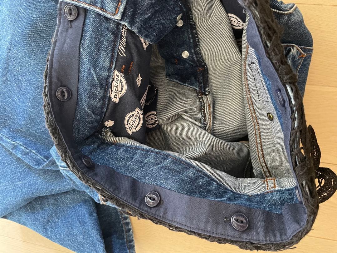 MUVEIL × Dickies コラボデニムカーブパンツ