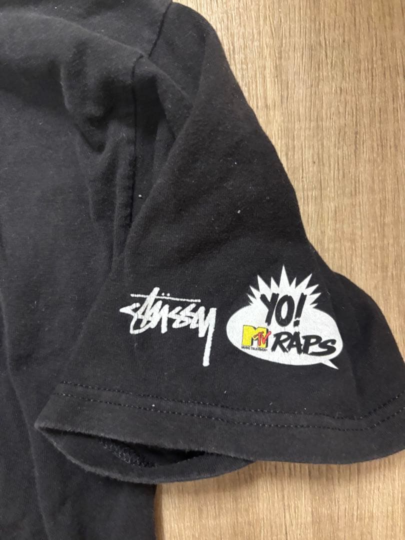 Stussy Gang Starr フォトTシャツ Sサイズ ブラック