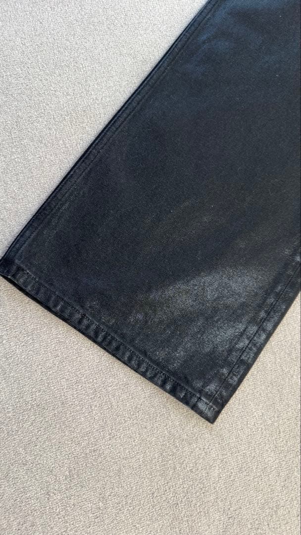 パンツ NO MAINTENANCE Baggy Denim(Wawed Black)