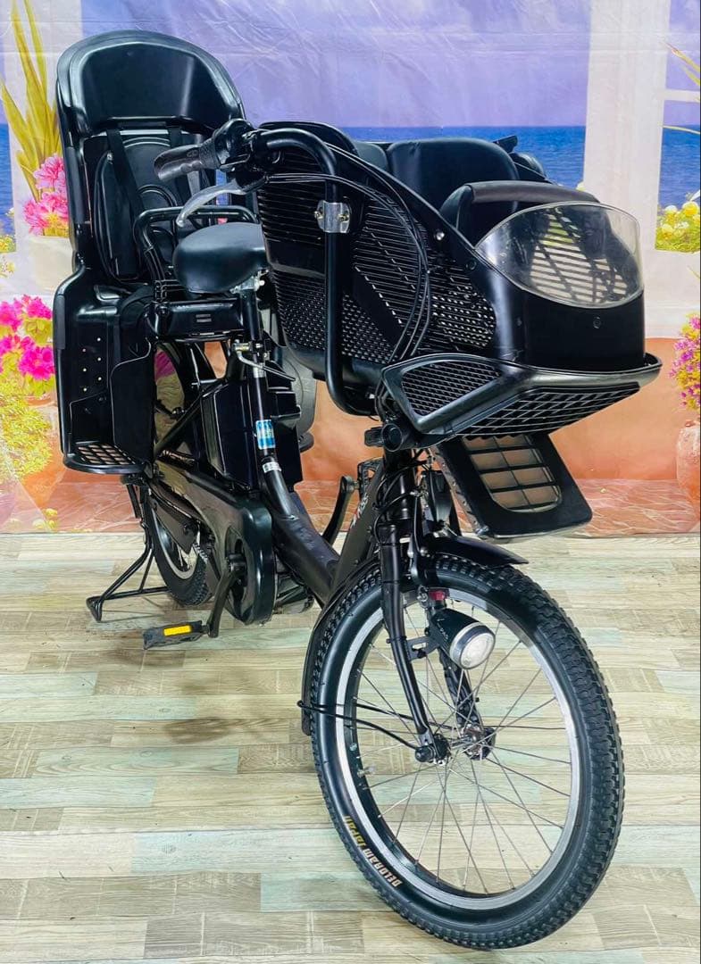 パスキス12AH！⭐️人気モデル！ヤマハ子供乗せ電動アシスト自転車Y3288