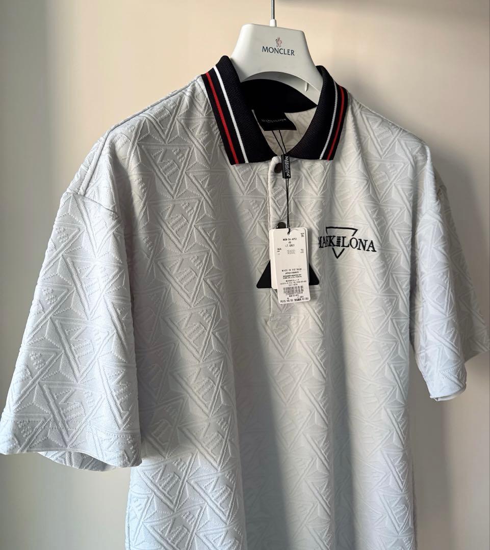 新品 ★ MARK&LONA コード ポロシャツ マーク&ロナ 正規品 グレー