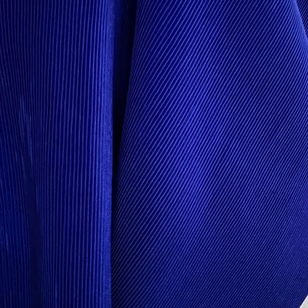 PLEATSPLEASE イッセイミヤケ　カットソー　半袖　ロイヤルブルー　3