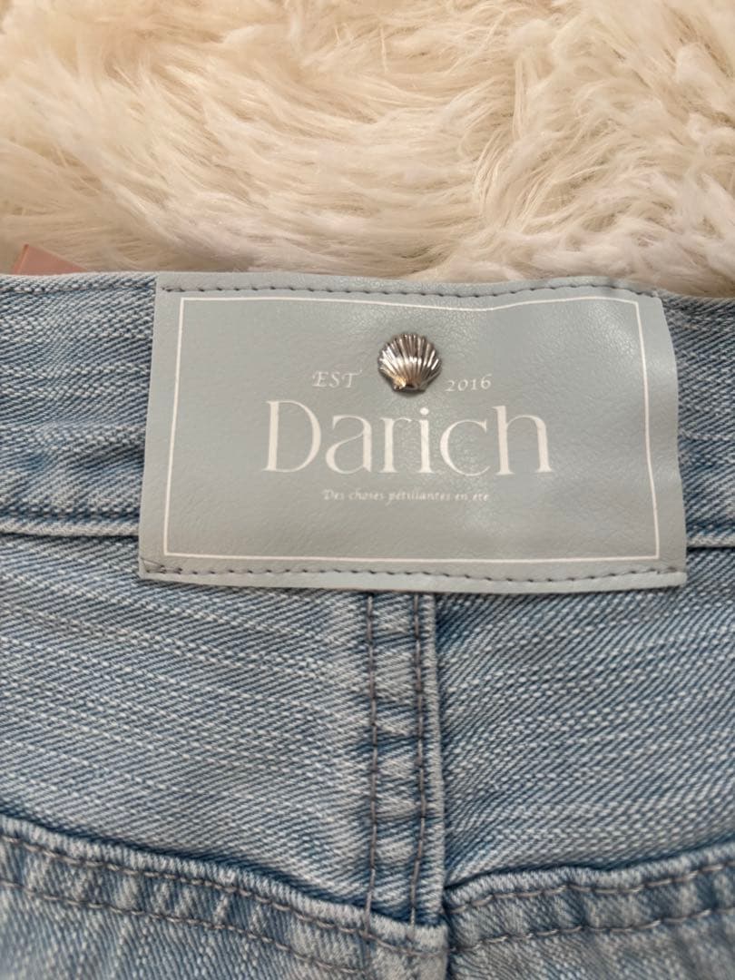 【新品未使用】Darich ダーリッチ　パッチスラブワイドデニムパンツ　フレアM