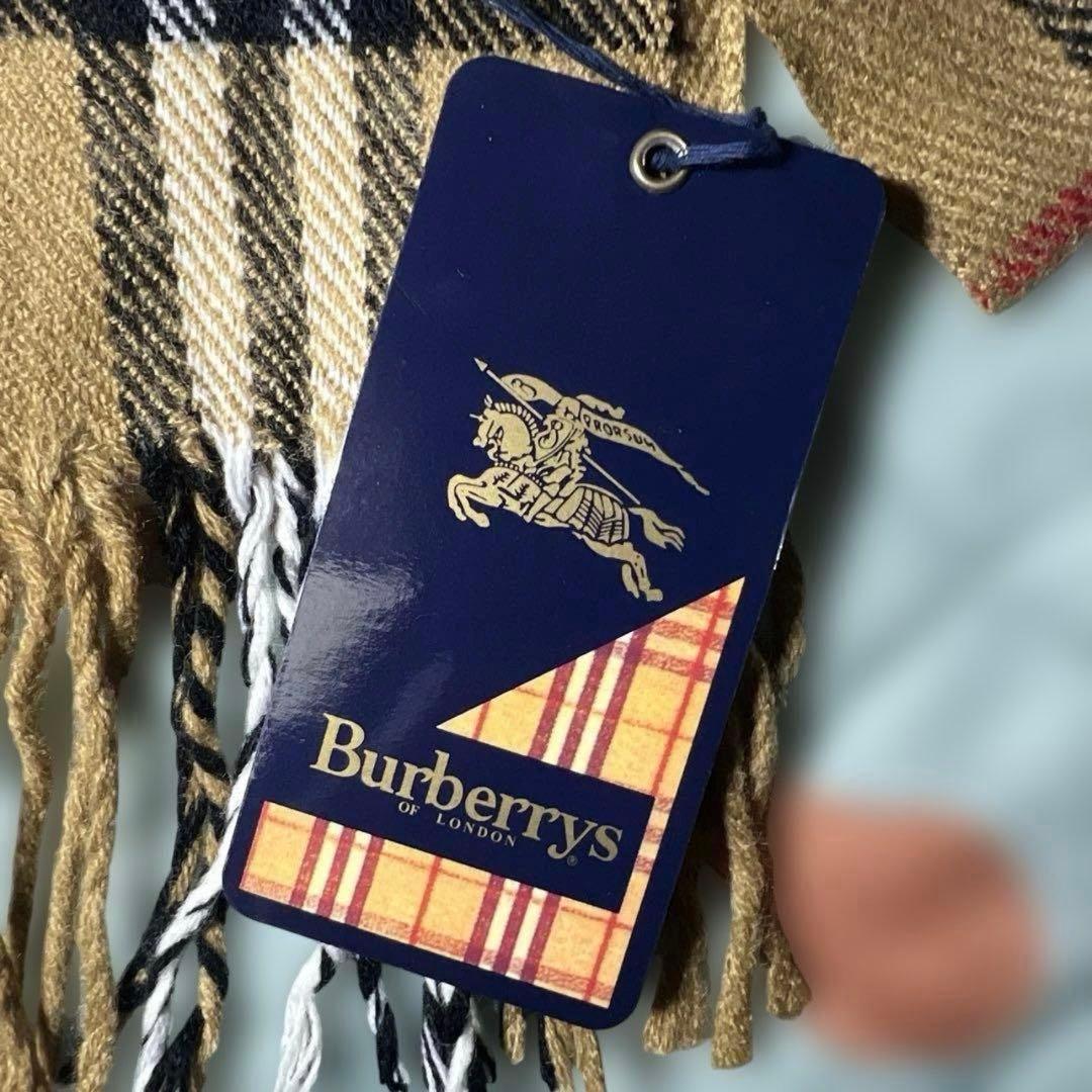 Burberrys チェック柄 マフラー 100%ラムウール 新品　在庫ラスト