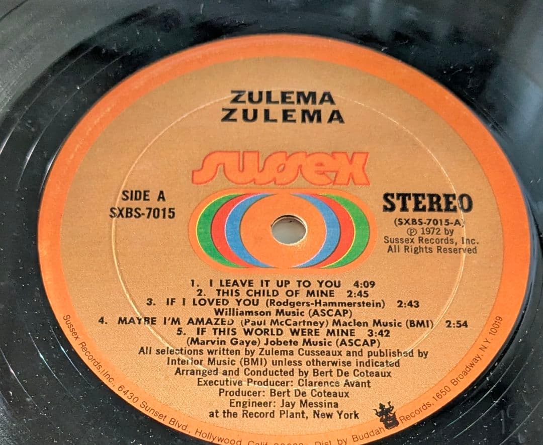 洋楽 Zulema