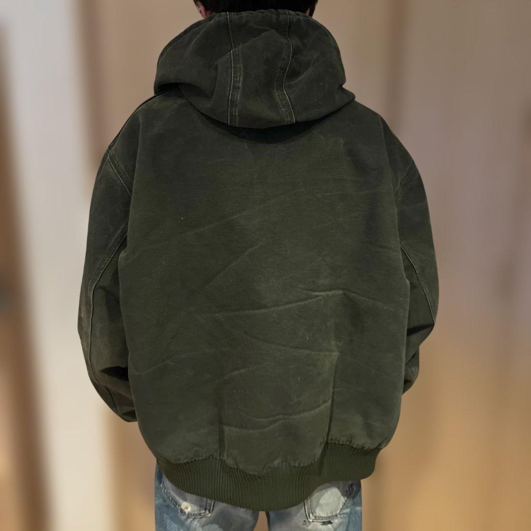 Carhartt カーハートアクティブジャケット　モスMOS 2XL 色落ち良好