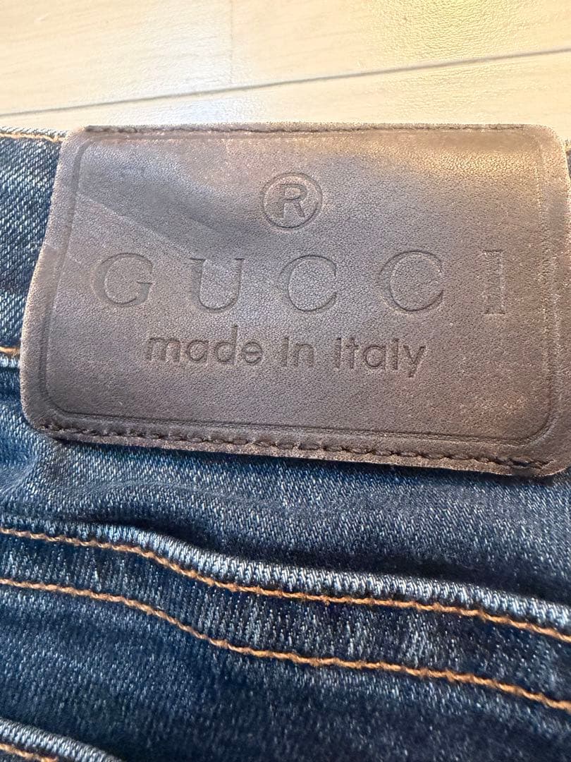 GUCCI デニム　ローライズフレアー38