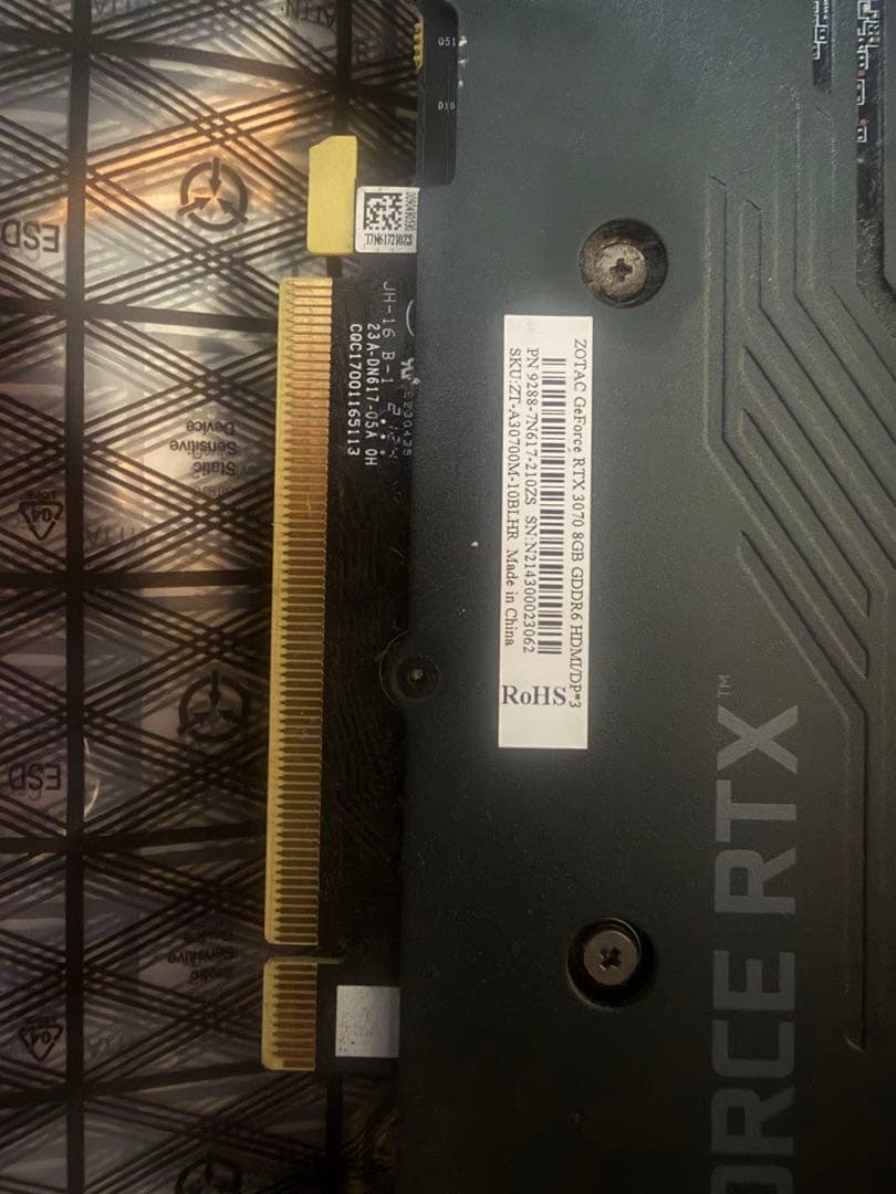 グラフィックボード・グラボ・ビデオカード ZOTAC GeForce RTX3070 8GB