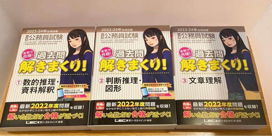 過去問解きまくり　大卒程度公務員　2023-24 その他セット