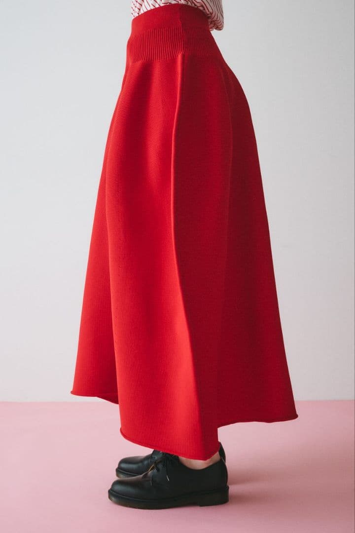 HeRIN・CYE ヘリンドットサイ　美品　スカート　バルーンスカート 　レッド