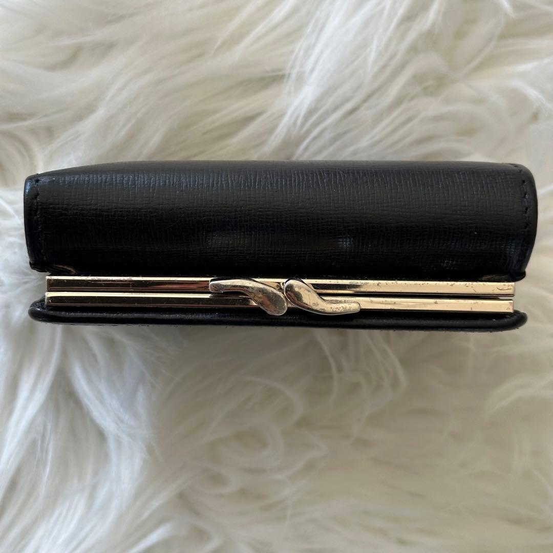 美品✨Vivienne Westwood 三つ折り財布 ブラック レザー