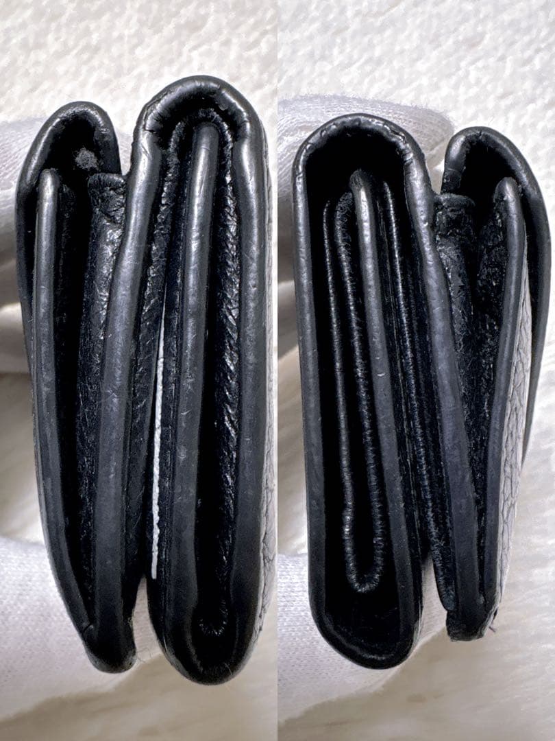 ✩付属品完備⭐︎BALENCIAGA バレンシアガ 三つ折り財布 グラフィティ 黒