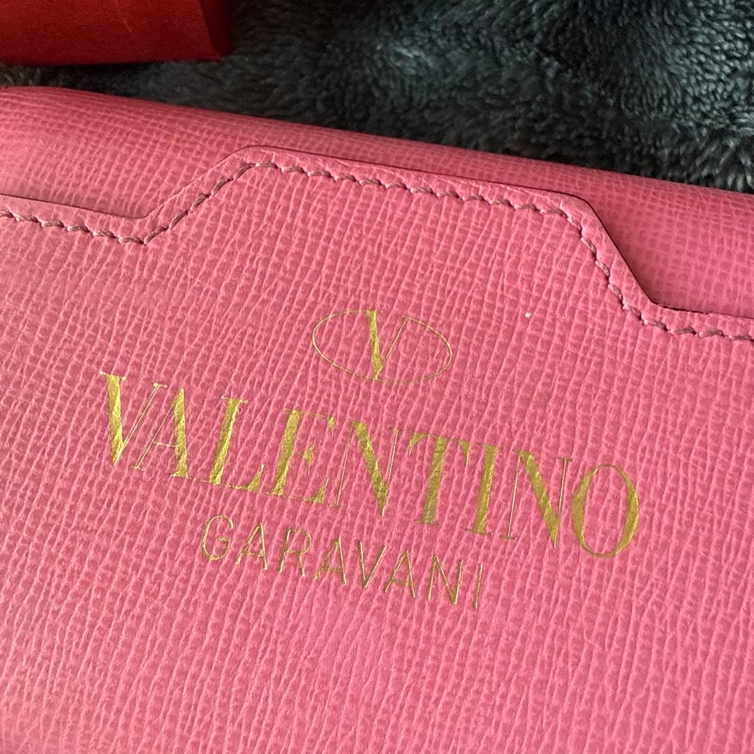 VALENTINO GARAVANI 二つ折り財布 ピンク