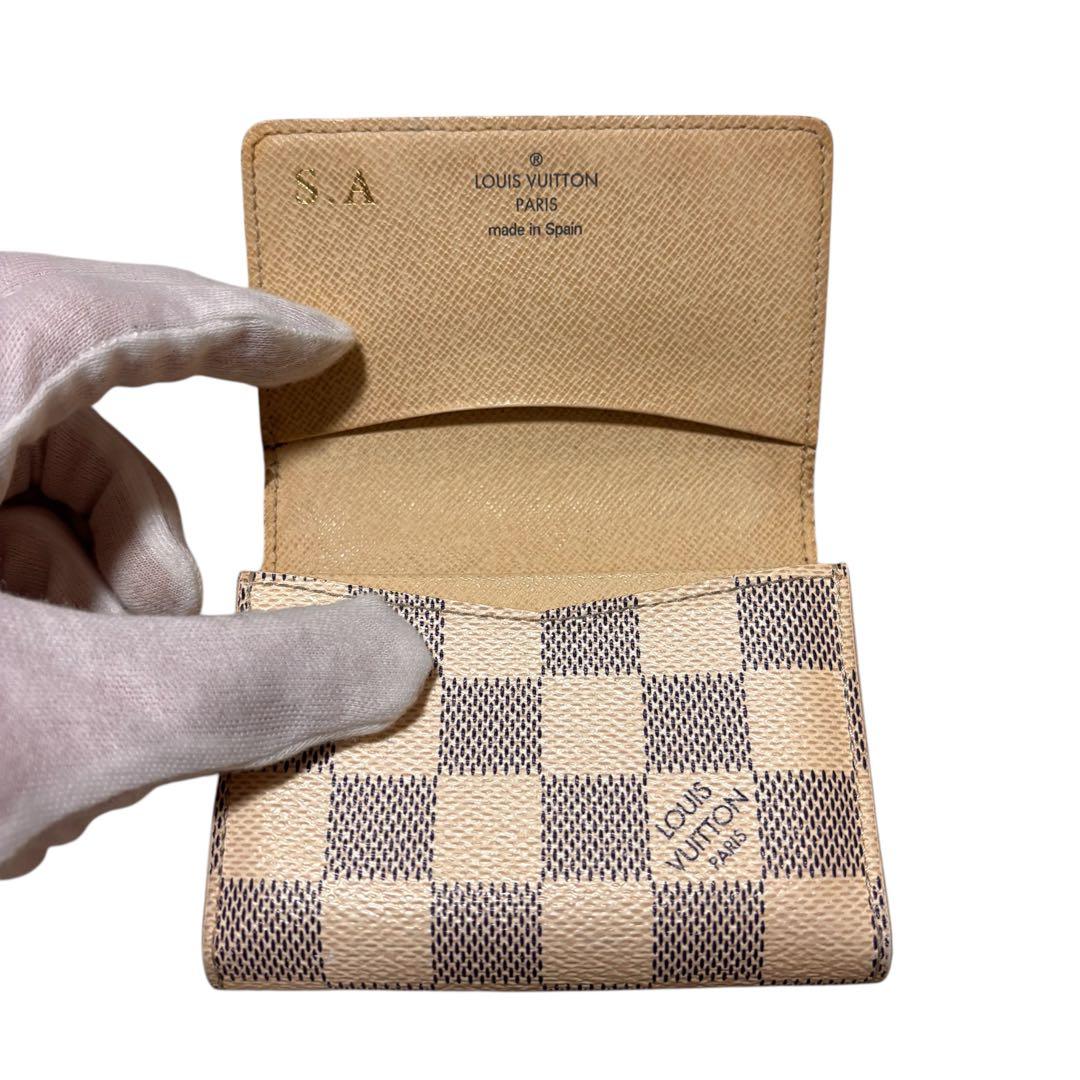 良品　LOUIS VUITTON ダミエ・アズール 名刺入れ　カードケース