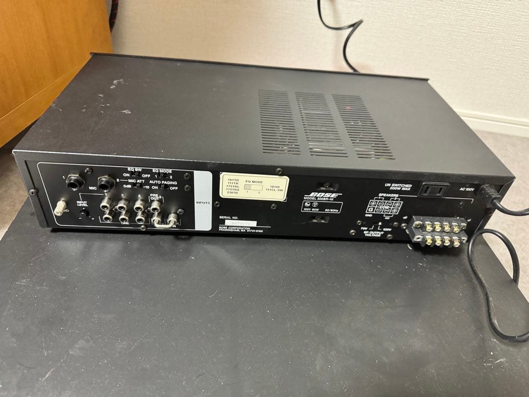 アンプ BOSE MIXER AMPLIFIER 200SR-HI