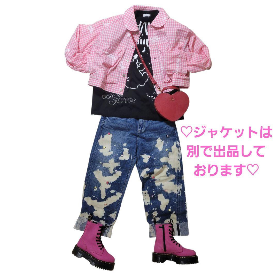 ⭐︎m⭐︎♡大人F2♡2026SS♡フランキーグロウ♡Tシャツ BLACK