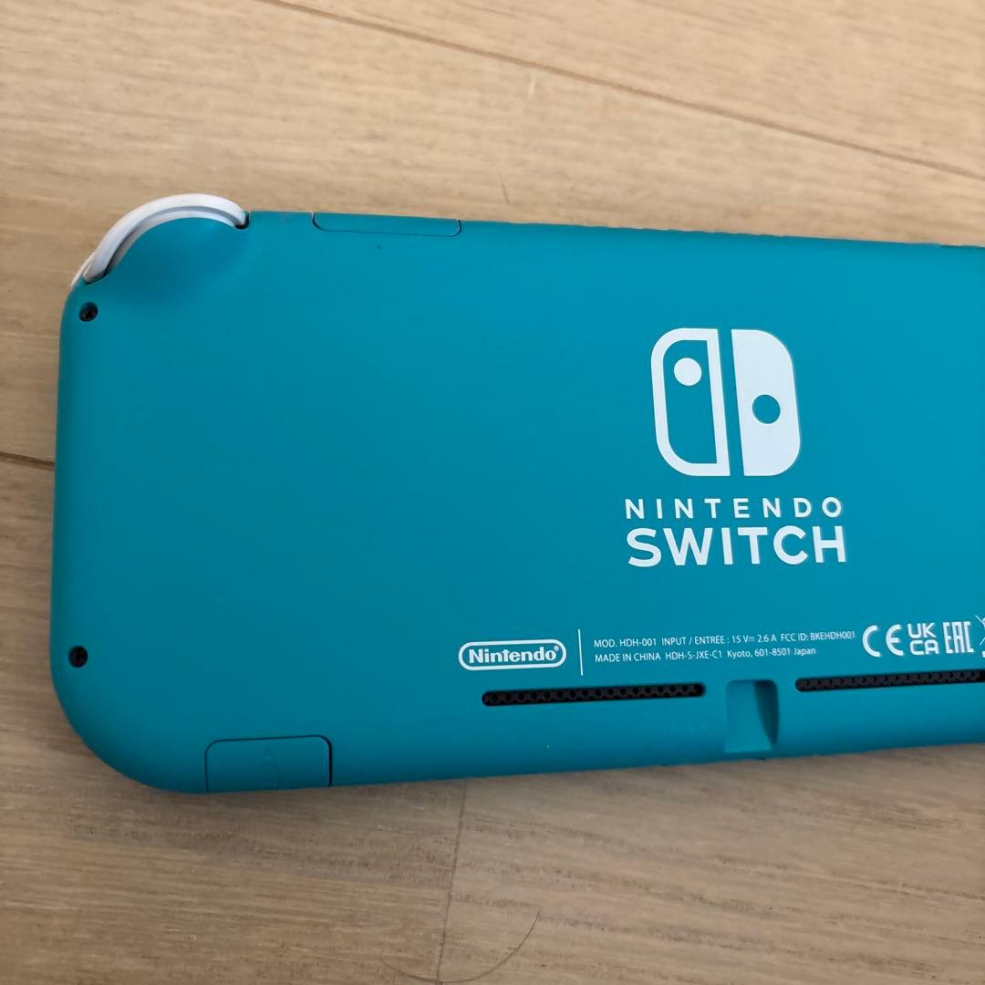 【24年7月購入】Switch Lite ターコイズ 極美品 ケース・フィルム付