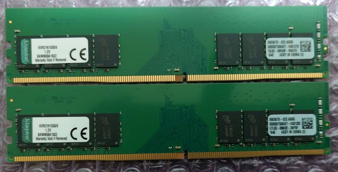 星★海 KVR21N15S8/8 DDR4 PC4-17000 8GB×2