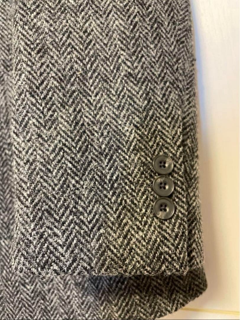 【SALE‼️】Harris Tweed ヘリンボーン テーラードジャケット　M