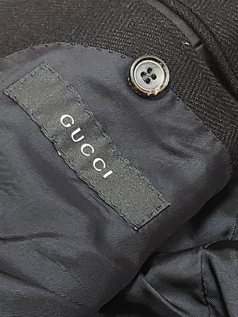 GUCCI ダブルテーラードジャケット 伊製 高級ライン　モヘア×シルク