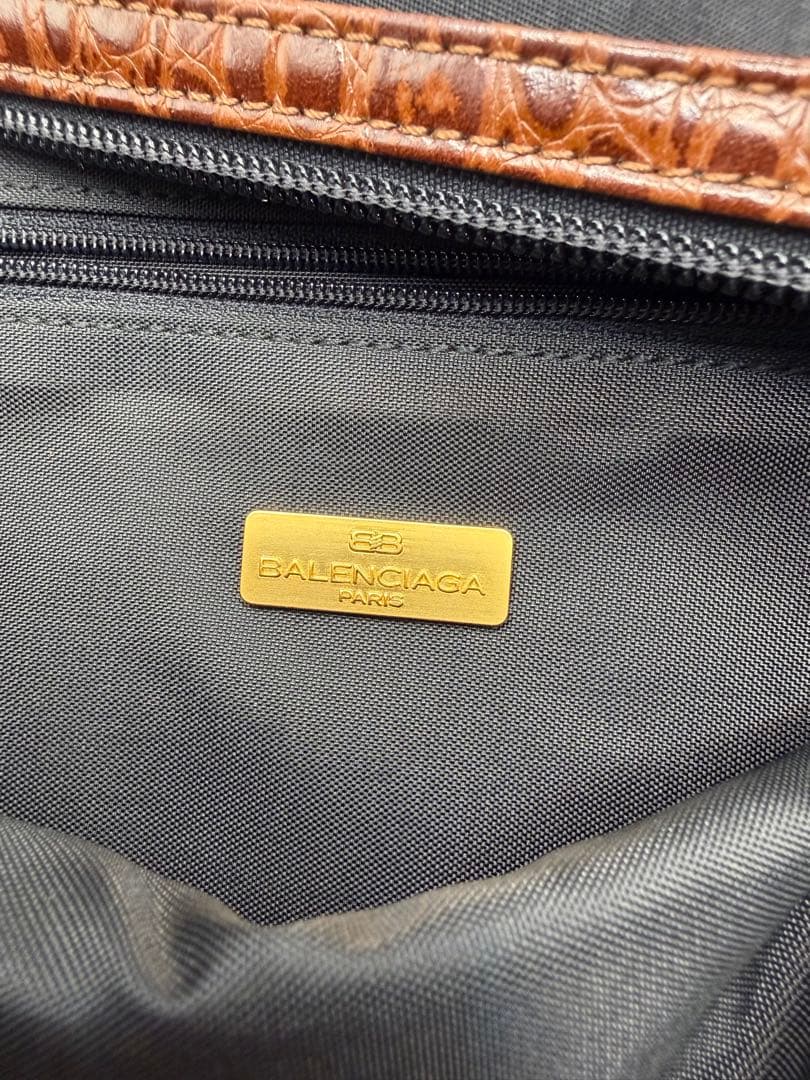 専用 美品】バレンシアガ　ボストンバッグ　ナイロン　ブラック