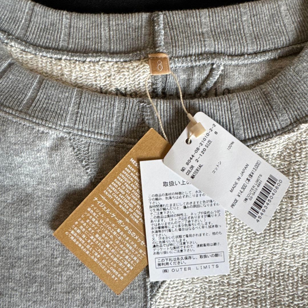 NAGELCABOURN ナイジェルケーボン　スエットTシャツ　新品