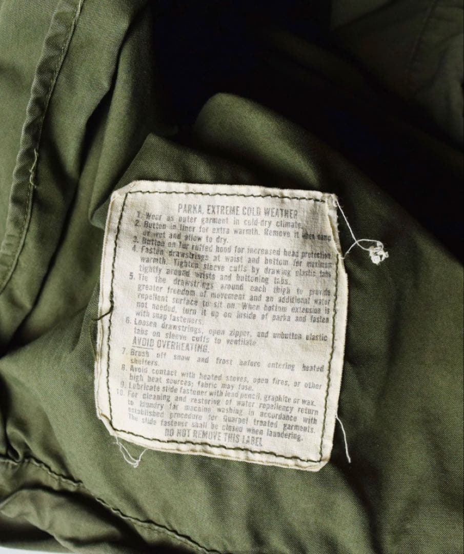 〜72y \" U.S.ARMY \" M-65 fish tail parka