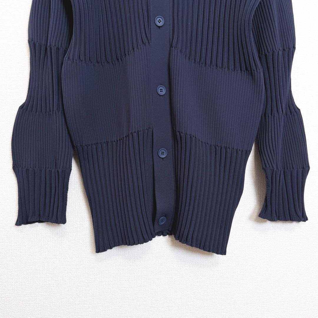 CFCL FLUTED JACKET カーディガン　ネイビー