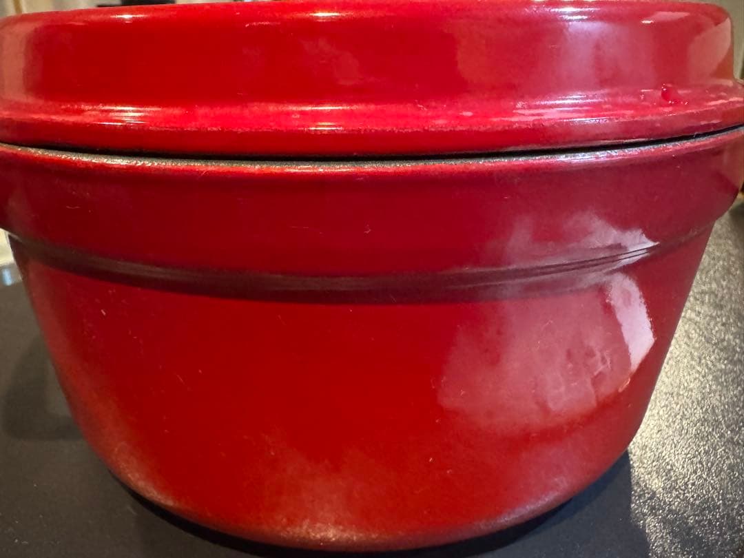 STAUB 両手鍋 レッド 約22cm
