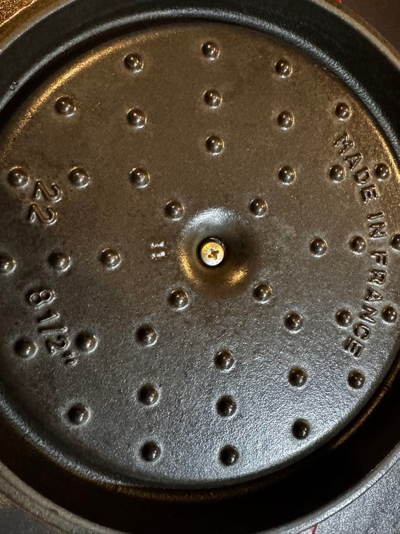 STAUB 両手鍋 レッド 約22cm