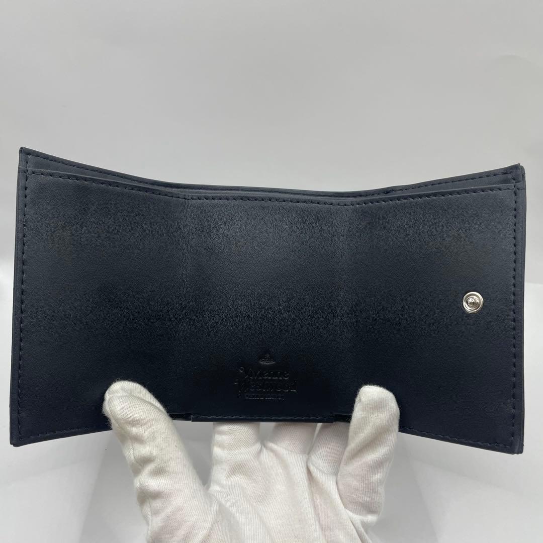 【新品未使用】ヴィヴィアンウエストウッド 三つ折り財布 ブラック
