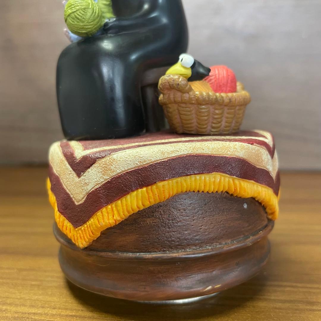 ジブリ 千と千尋の神隠し あみものカオナシ オルゴール 置物