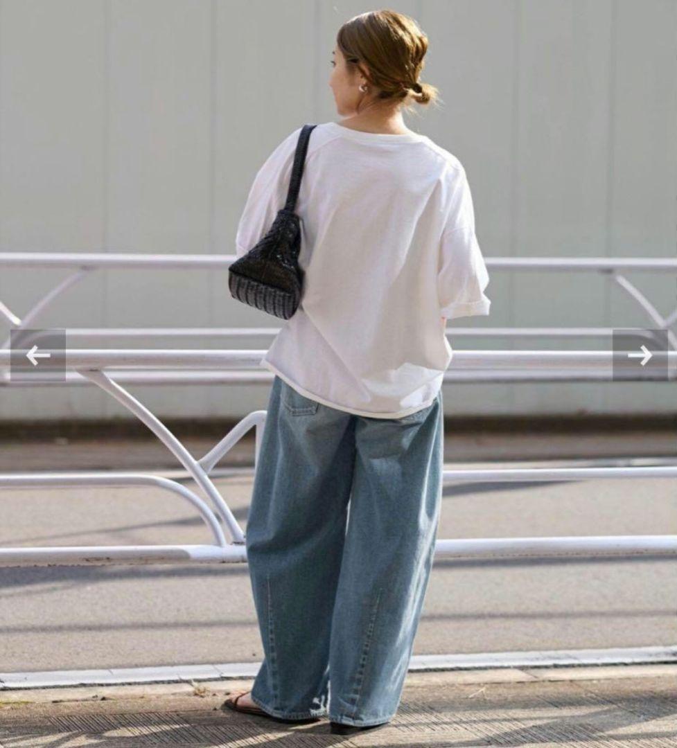 美品 24ss / FRAMeWORK デニム カーブ パンツ フレームワーク