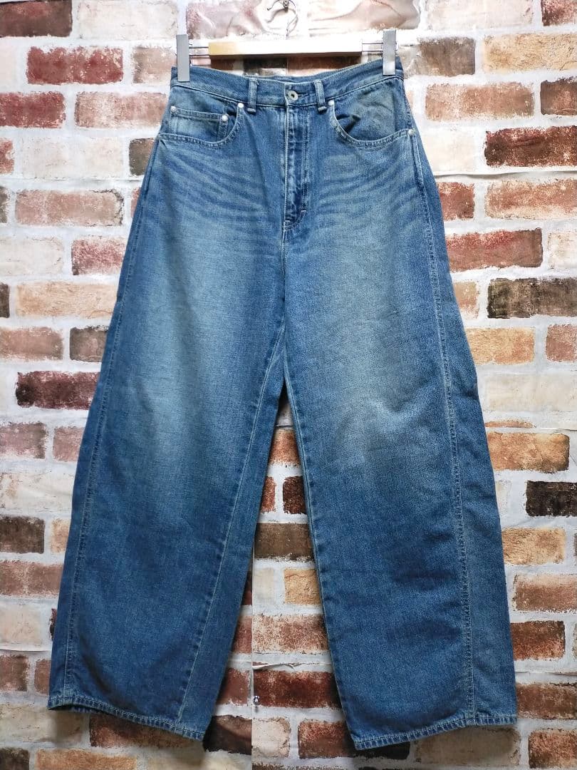 美品 24ss / FRAMeWORK デニム カーブ パンツ フレームワーク