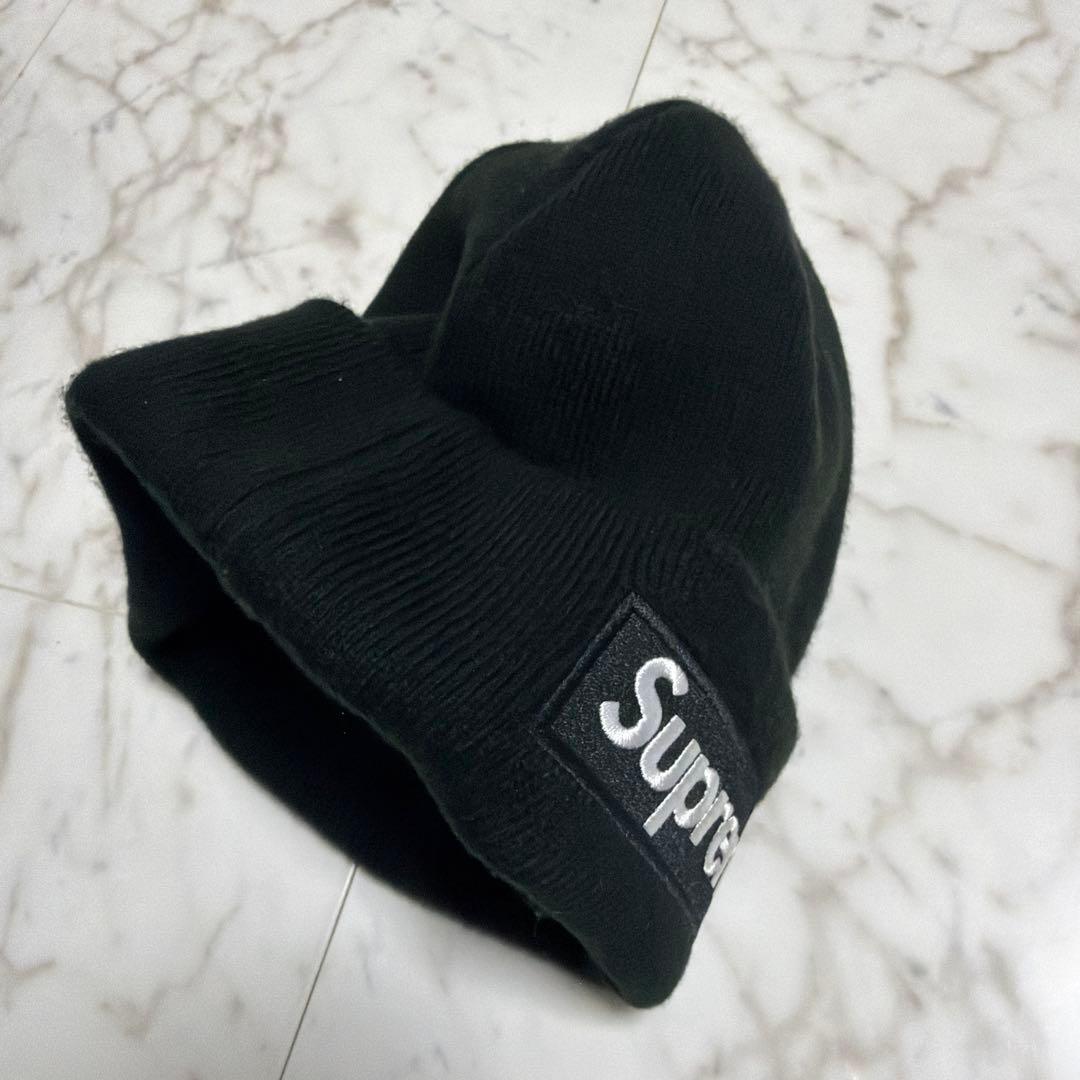 帽子 Supreme New Era Box Logo Beanie / Black