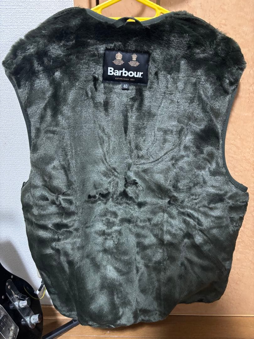 Barbour グリーン ライナー 40
