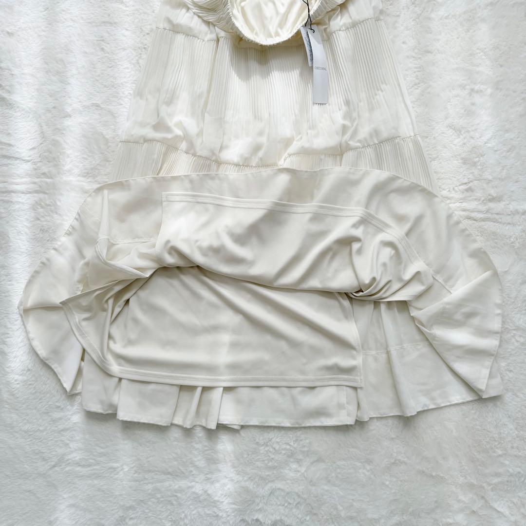 新品✨COCODEAL ティアードプリーツスカート　サイズ1 オフ　26SS