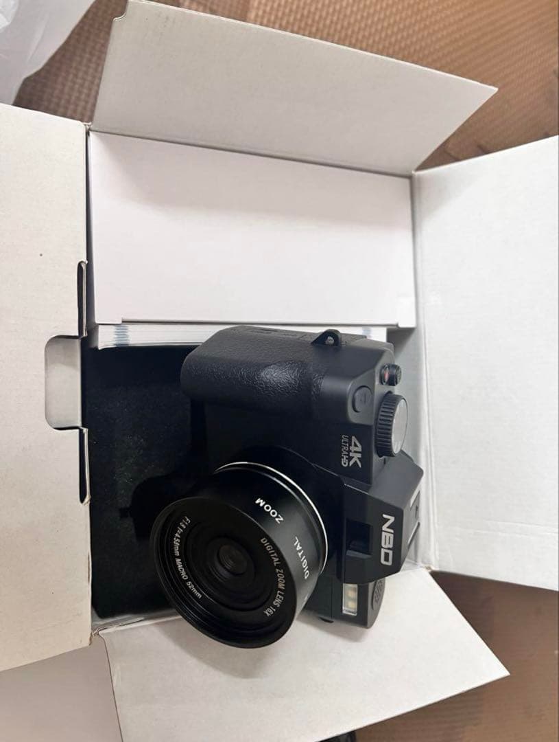 NBD ビデオカメラ 4800万画素 60fps 32gb Tfカード付属