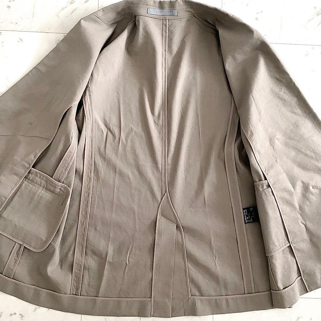 美品 セオリーリュクス 24SS CRISP LINEN DEBBY ジャケット