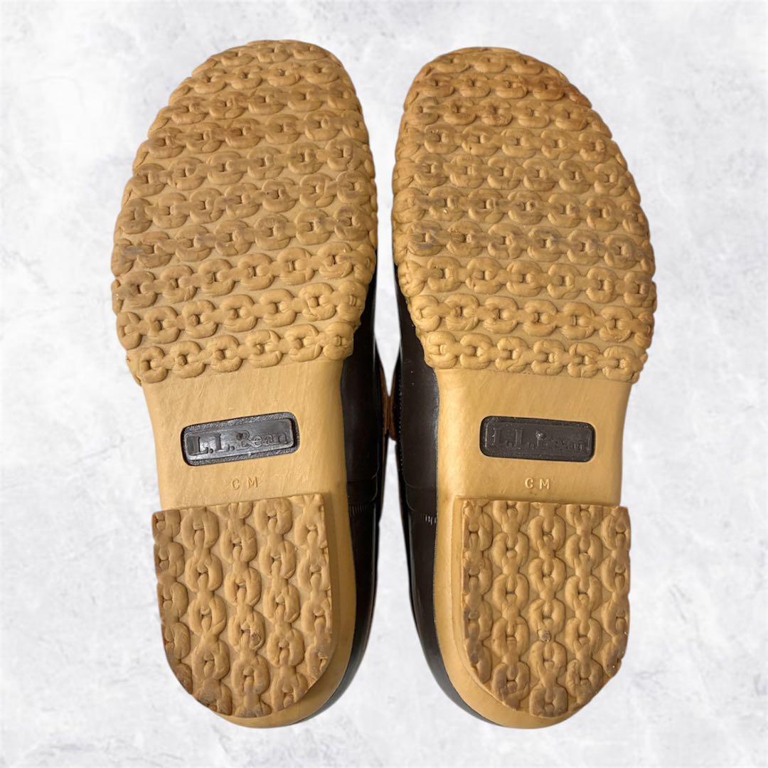 美品✨ L.L.Bean ビーンブーツ ラバーモカシン ブラウン 7M 25cm