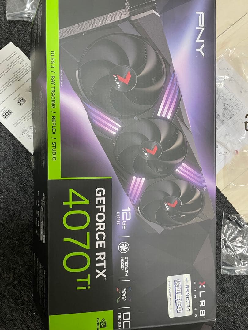 PNY GEFORCE RTX 4070 Ti 12GB OCモデル 最終値下げ