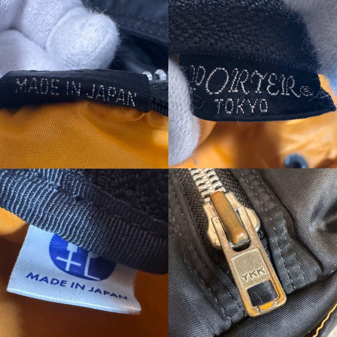 PORTER 吉田カバン タンカー ミニボストンバッグ 黒 肩掛け