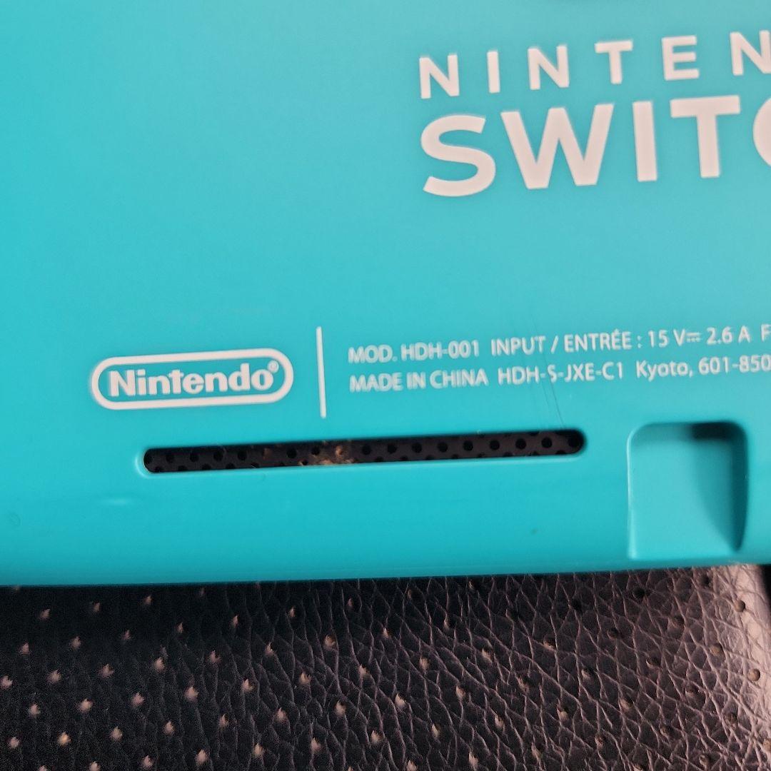 Nintendo Switch Lite ターコイズ 充電器付き　箱なし