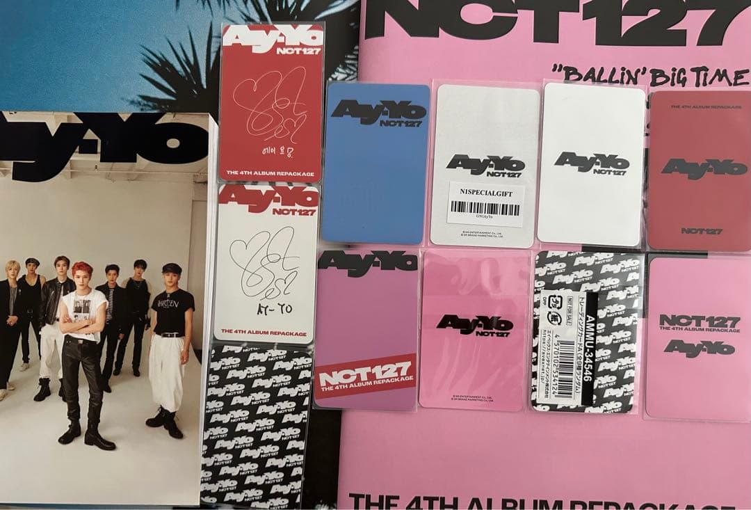 NCT127 NCT Ay-Yo テヨン 店舗特典 アルバム トレカ セット