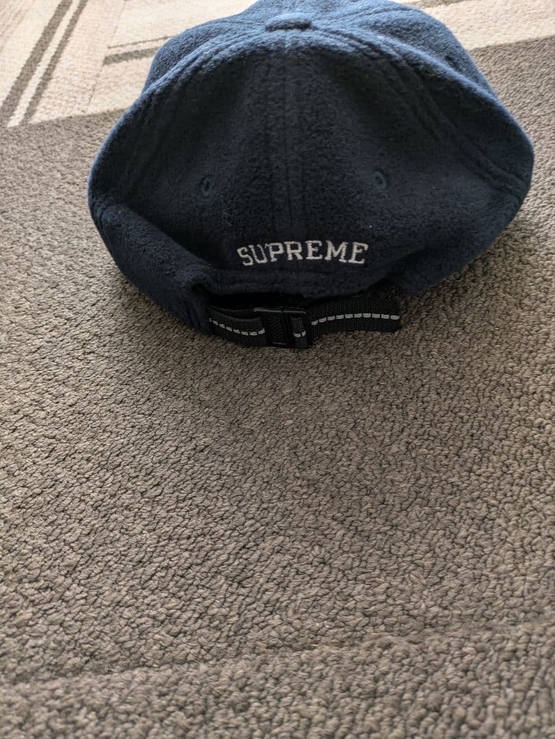 SUPREME Sロゴ ネイビーキャップ
