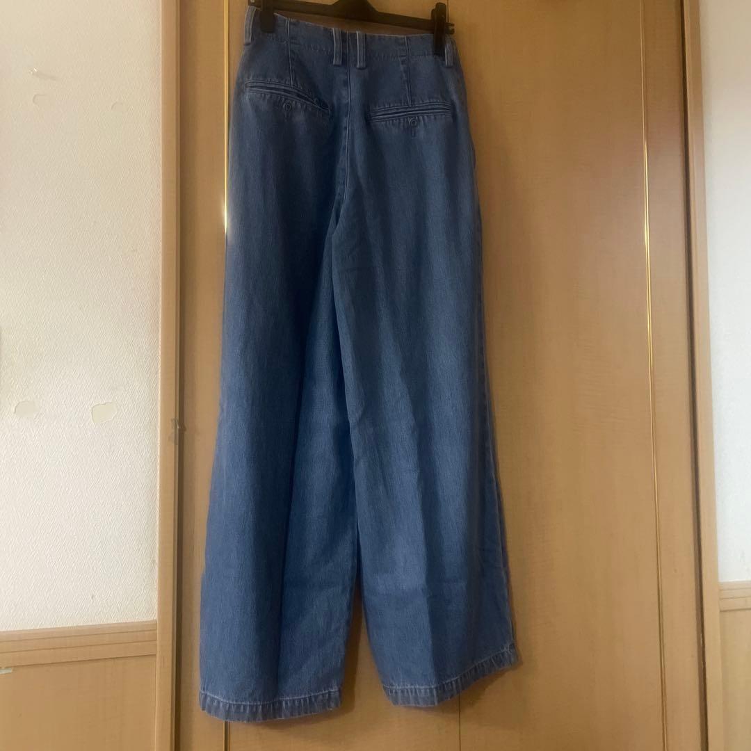 【タグ付き】スローブイエナ LEDENIM TUCK TROUSERデニム　38