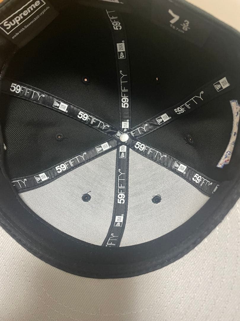 帽子 7 3/8 Supreme Swarovski S Logo New Era