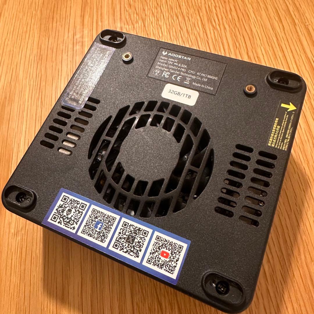 高性能 ミニPC Ryzen 7 Pro 8845HS Radeon 780M